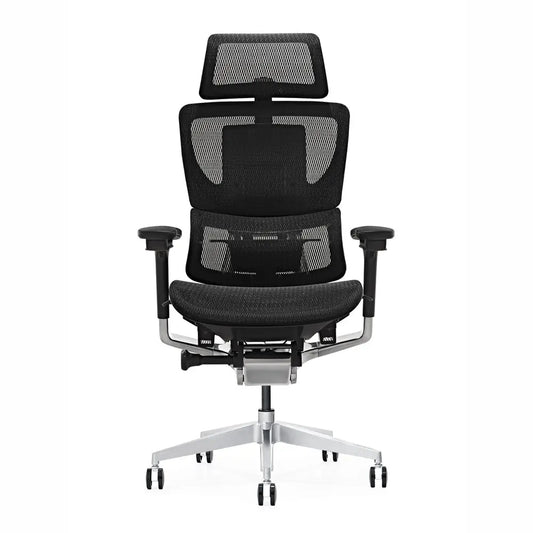 HKM-158483 Ergonomic Computer Swivel Chair with Mesh Back and Adjustable Height for Comfort
