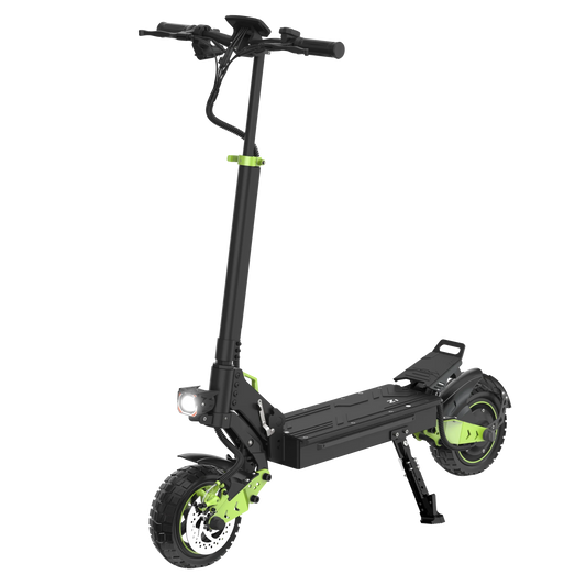 HKM-159059 800W Waterproof Electric Scooter with Dual Suspension, 48V 18.2Ah Battery, Foldable Design, App Control, 30-45km/h Speed