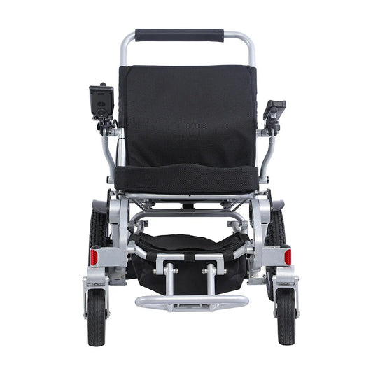 HKM-159059 Powerful Electric Folding Wheelchair with 500W Dual Motors and Removable Battery