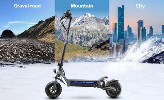 HKM-162835 250W Electric Scooter with 10-Inch Wheels, Foldable, 37-Mile Range, and Full Suspension