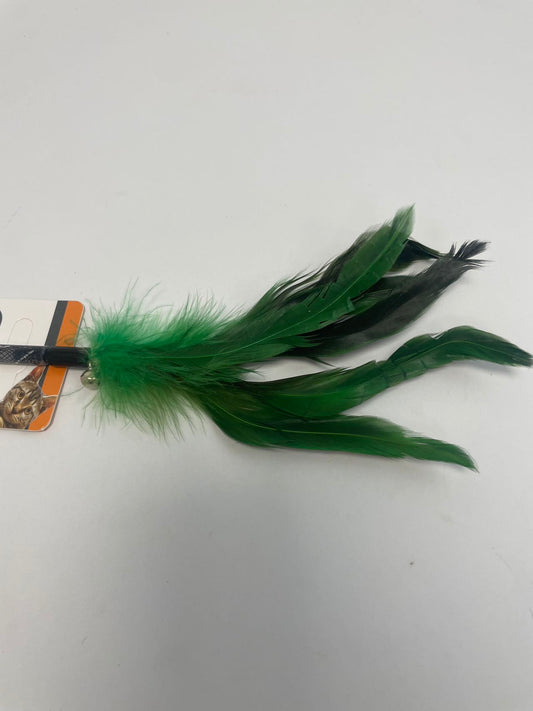 HKM-1628733 Feather Cat Teaser Toy - Engaging Play for Your Feline Friend