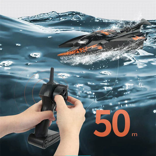 HKM-169811 2.4G Remote Control Lobster-Shaped Electric Speedboat for Outdoor Fun, Age 14+