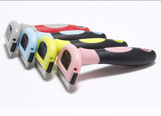 HKM-1704765 Removable ABS Pet Hair Removal Comb for Long-Haired Dogs
