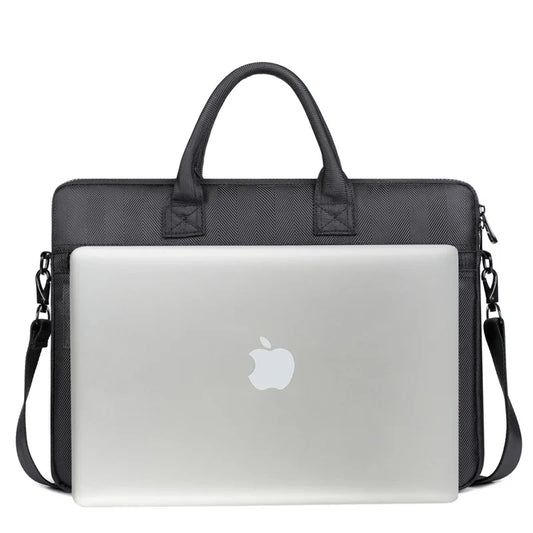 HKM-171091 Casual Oxford Briefcase for 14 Inch Laptop - Multifunctional & Wear-Resistant Business Handbag with Large Capacity