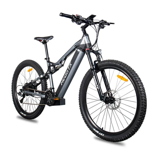 HKM-174163 48V 500W Electric City Bike with 15Ah Lithium Battery, 27-Speed Fat Tire Mountain E-Bike