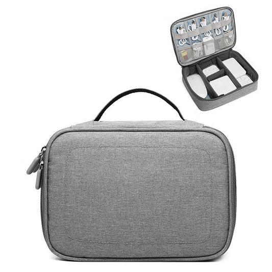 HKM-177363 Portable Protective Cover for Mobile Hard Disk and Cables in Imitation Leather