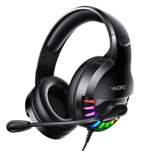 HKM-177491 Wired Gaming Headset with Microphone and Sound Card Control - Over-Ear, 3.5mm Connection