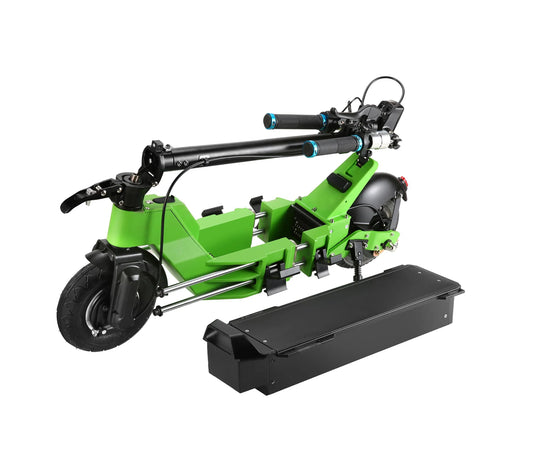 HKM-178643 Compact 48V 500W Foldable Electric Scooter with 16AH Removable Battery for Commuting
