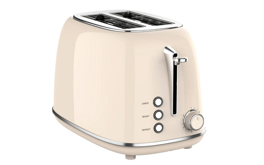 HKM-179347 Smart 2-Slice Automatic Wooden Toaster for Effortless Breakfast Preparation