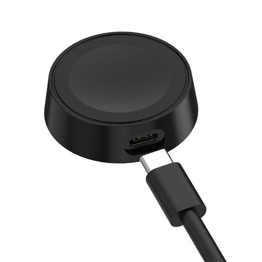 HKM-179667 Wireless Charger Base for Watch 6 and 5 Pro - White or Black Options Available with Type C Line