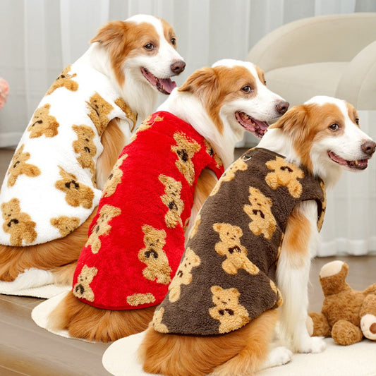 HKM-1807805 Cozy Plush Autumn and Winter Pet Costume - Sizes XS to 8XL