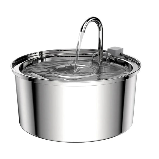 HKM-184659 Automatic Stainless Steel 3.2L Pet Water Fountain Dispenser for Dogs and Cats