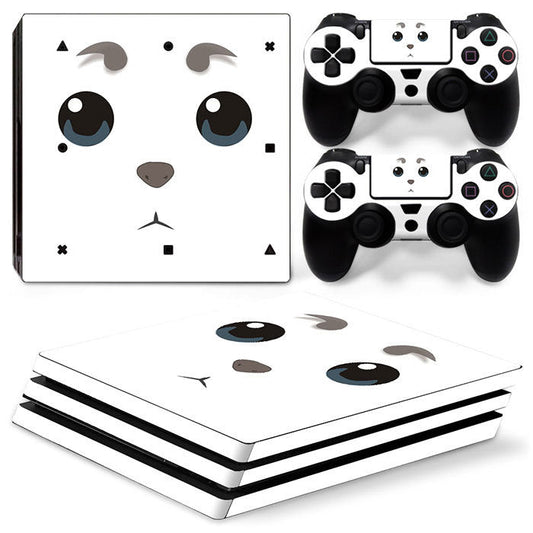 HKM-187219 Cartoon Film Sticker for PS4 Pro Console and Controller – Easy Installation, Removable Design
