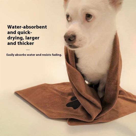 HKM-1888829 Absorbent Quick-Drying Bath Cleaning Towel for Dogs - Multiple Colors Available, 50x100cm