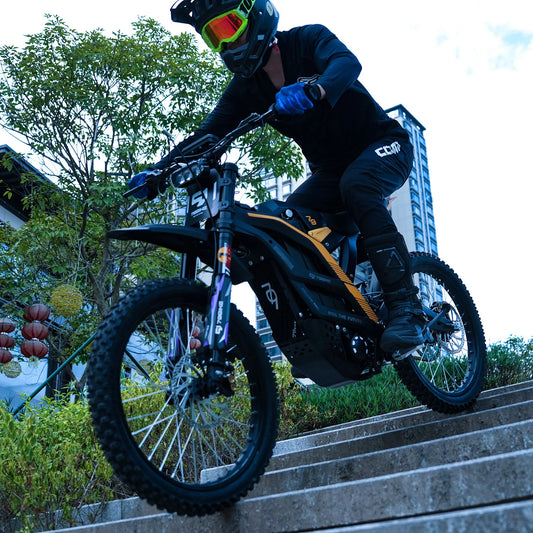 HKM-189203 Long Range 120KM Off-Road Electric Motorcycle with 85KM/H Speed and 410N.m Torque