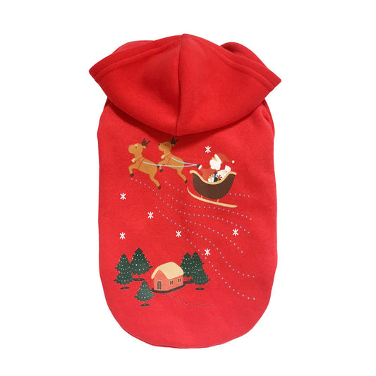 HKM-1900861 Cotton Dog Sweater for Christmas - Casual Style, Multiple Colors & Sizes Available