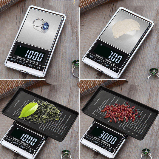 HKM-191315 Portable Mini Electronic Jewelry Scale for Accurate Measurements