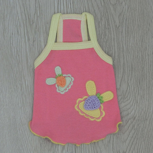 HKM-1975229 Cotton Casual Suspender Vest for Pets in Multiple Colors and Sizes