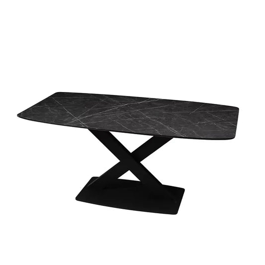 HKM-201875 Stylish Contemporary MDF Dining Table for Home, Hotel, and Restaurant Use