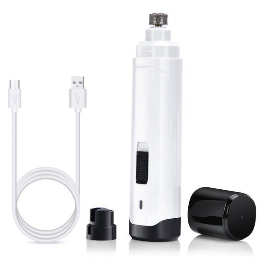 HKM-2019133 Automatic USB Pet Nail Polisher for Cats and Dogs - Electric Manicure Tool with Dual Speed Options