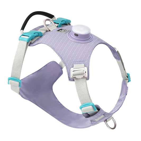 HKM-2068669 LED Dog Chest Harness with Traction for Outdoor Night Safety