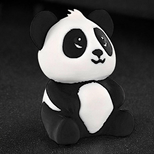 HKM-213843 Charming Panda Figurine with Traditional Chinese Design for Home Decor and Gift Giving