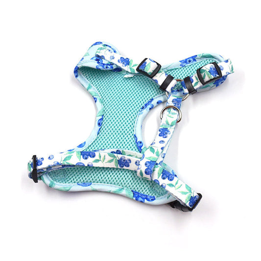 HKM-2145725 Breathable Blueberry Pet Vest for Dogs - Comfortable Chest Strap for Outdoor Adventures