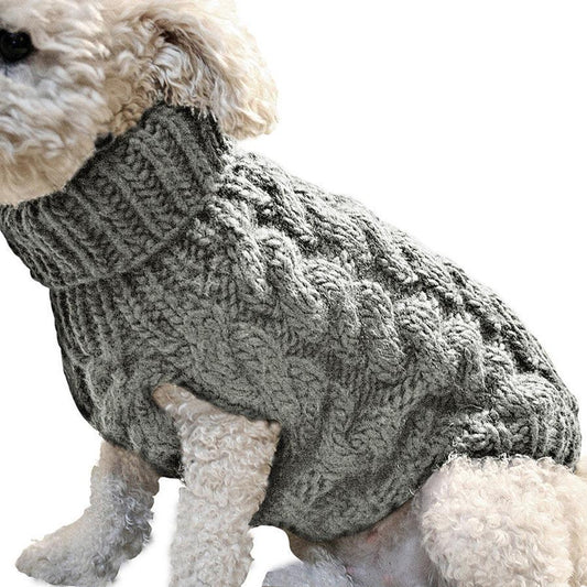 HKM-217555 Winter Warm Acrylic Pet Sweater for Dogs in Multiple Colors and Sizes