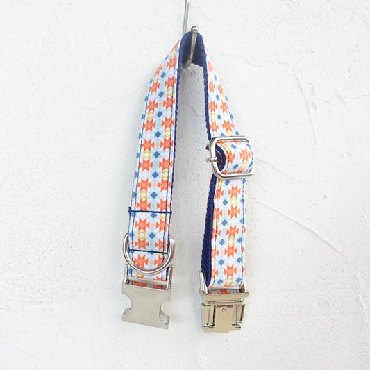 HKM-2240957 Bohemian Style Polyester Dog Collar - Adjustable Fit and Unique Design