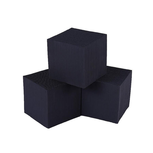 HKM-238227 Activated Carbon Water Purification Cubes for Fish Tanks - Honeycomb Design, Various Sizes Available