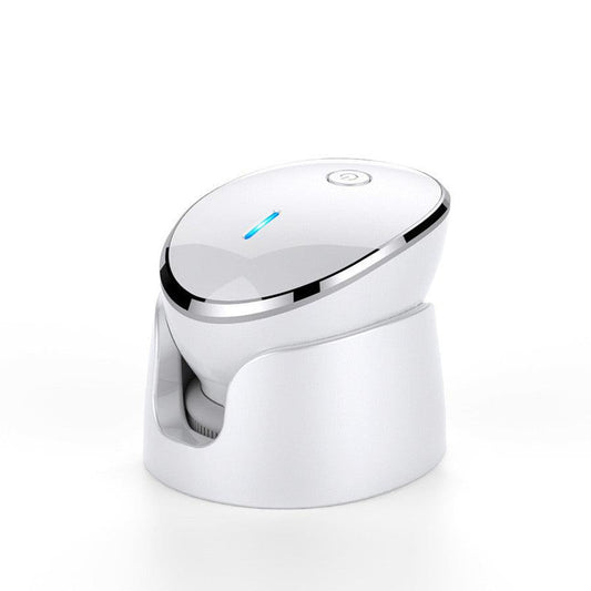 HKM-239635 Ultrasonic Electric Face Cleansing Device with Temperature Sensor in Pearl White