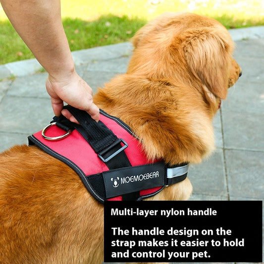 HKM-2402109 Durable Oxford Cloth Pet Dog Chest Strap in Various Colors