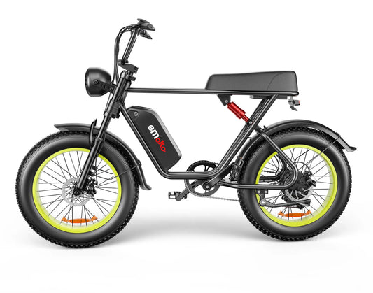 HKM-240851 20 Inch Electric Motorcycle with 48V 1000W Motor, 7 Speed, Fat Tyres, Range 50-70 km