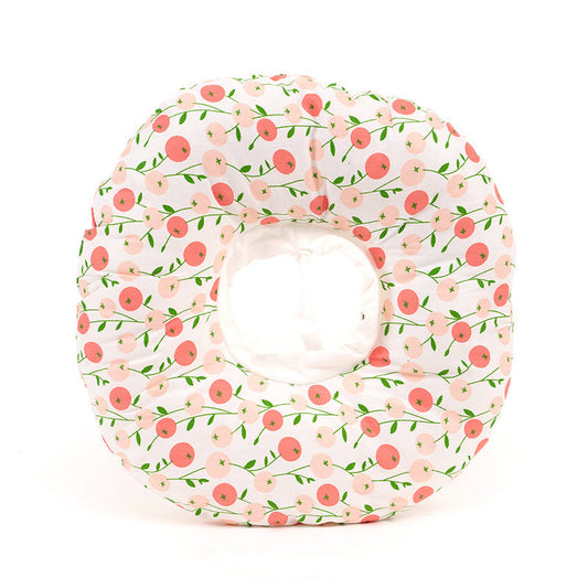 HKM-245843 Soft Adjustable Elizabethan Headgear Collar for Cats and Dogs - Comfortable Multi-Functional Pet Neck Support