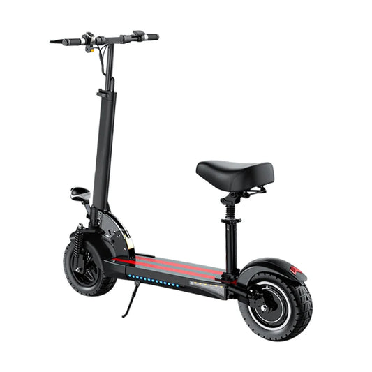 HKM-247635 800W Waterproof Folding Electric Scooter for Adults - 40-60km Range, Max Speed 50km/h, LED Lights, 150kg Capacity