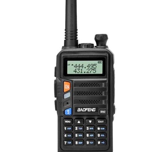 HKM-248787 Professional FM Intercom - BF-UV5R PLUS, 136-174/400-520 MHz, 10W Power, 128 Channels, 3-8 km Range, Lithium Battery