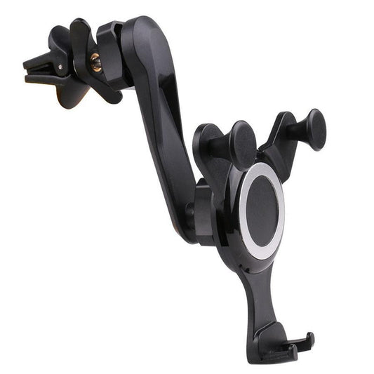 HKM-249299 Long Arm Trident Phone Outlet Stand with Adjustable Clip and Stable Air Outlet Support