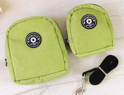 HKM-2497597 Small Dog and Cat Self-Backpack with Breathable Mesh and Adjustable Traction Rope