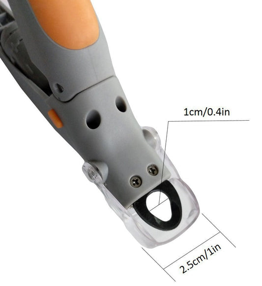 HKM-2510653 Multifunctional Pet Nail Clipper with Magnifying Glass and LED Light