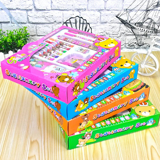 HKM-251859 14-Piece Back to School Stationery Set for Kids - Essential School Supplies and Gift Items