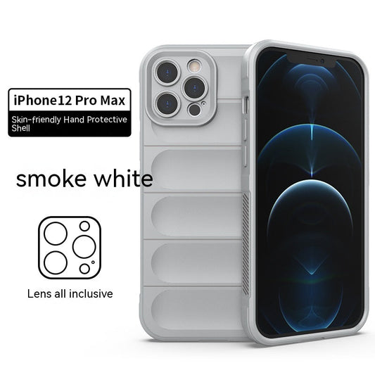 HKM-254419 Lightweight Drop-Resistant TPU Mobile Phone Case for Vivo Models - Shockproof and Anti-Fingerprint Design