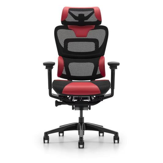 HKM-255635 Ergonomic Gaming and Office Chair with Racing Design, Swivel Leather and Mesh Upholstery