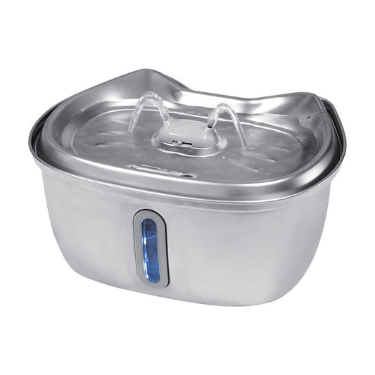 HKM-2556989 3L Stainless Steel Pet Water Dispenser with Filter for Cats - Durable and Easy to Clean