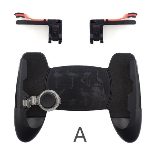 HKM-256659 3-in-1 Mobile Game Controller Compatible with 4.7 to 6.5 inch Phones, Includes Trigger and Joystick Accessories