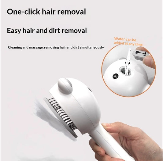 HKM-2589501 Bear Spray Comb Brush - Multifunctional Pet Hair Removal Tool with Steam Cleansing¹¦ÄÜ