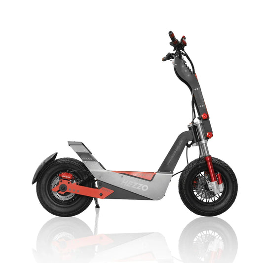 HKM-261139 HEZZO F8 Electric Scooter 72V 8000W 62.6Mph Foldable Off-Road 50Ah Battery 93 Miles Range