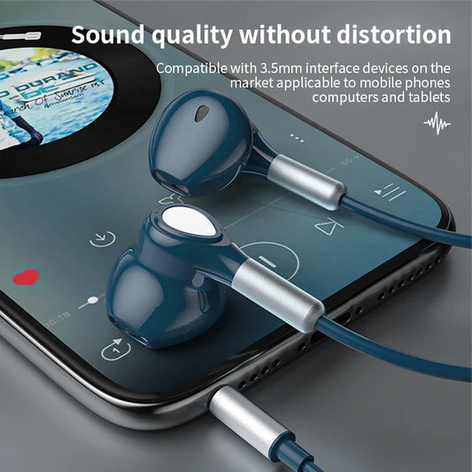 HKM-262995 Wired In-Ear Earphones with Magnetic Design, 1.2M Cable, 3.5mm Connector for Mobile Devices