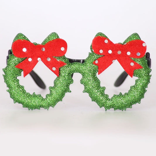 HKM-265683 2025 Theme Party Glasses - Colorful Christmas Decoration with Various Styles and Designs
