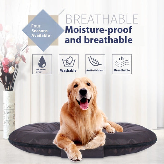 HKM-2666813 Four Seasons Removable Washable Oxford Cloth Pet Mattress - Small Size, Comfortable Filling, Multiple Colors