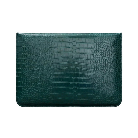 HKM-267091 Portable PU Leather Tablet and Laptop Sleeve Bag with Stand for 11 to 15 Inch Devices